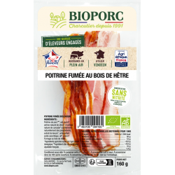 Poitrine fumée tranchée...