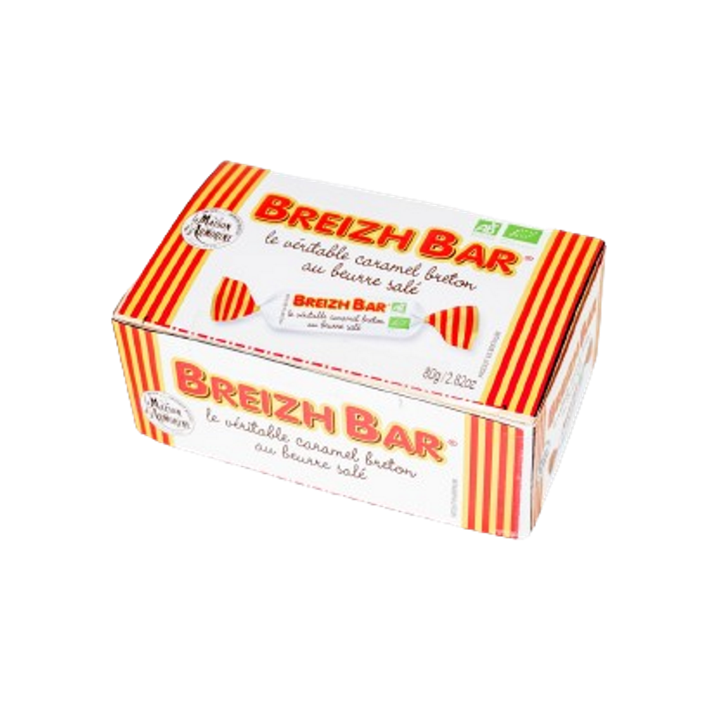 Bonbon caramel Breizh bar, petite boite 80g