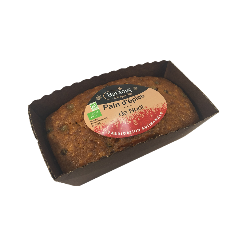 Pain d'épice de Noël, oranges confites pépites de chocolat noir 270g