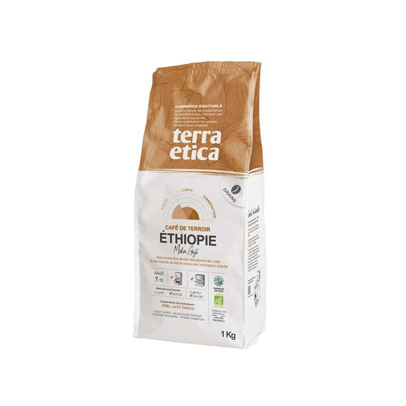 Café Ethiopie grains 1kg