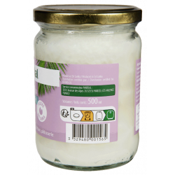 Huile de coco désodorisée 500ml