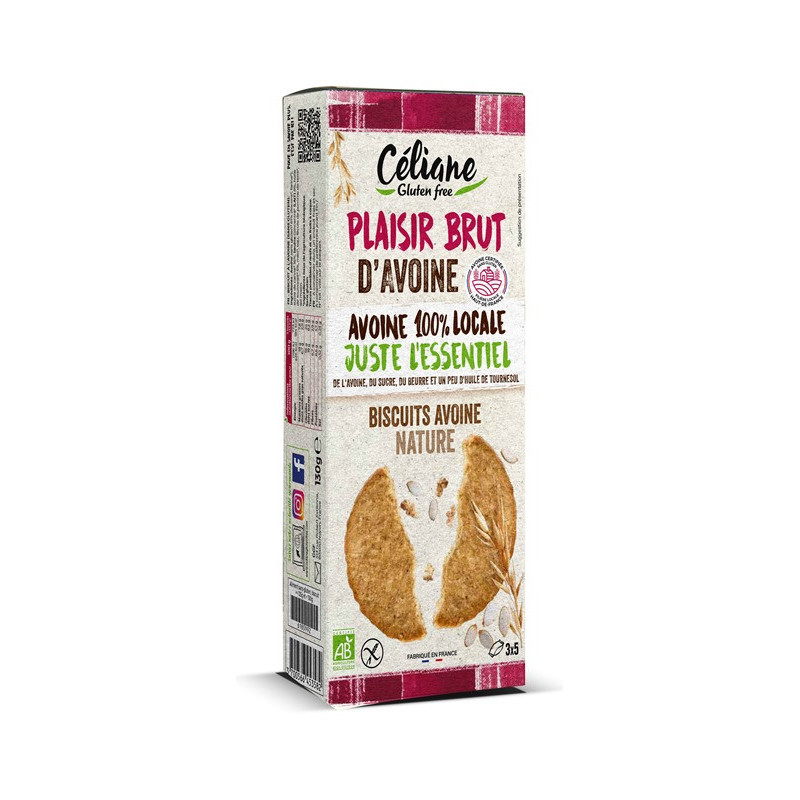 Biscuit avoine, sans gluten 130g
