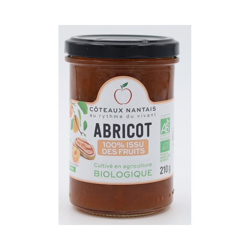 100% issus de fruits abricot 210g