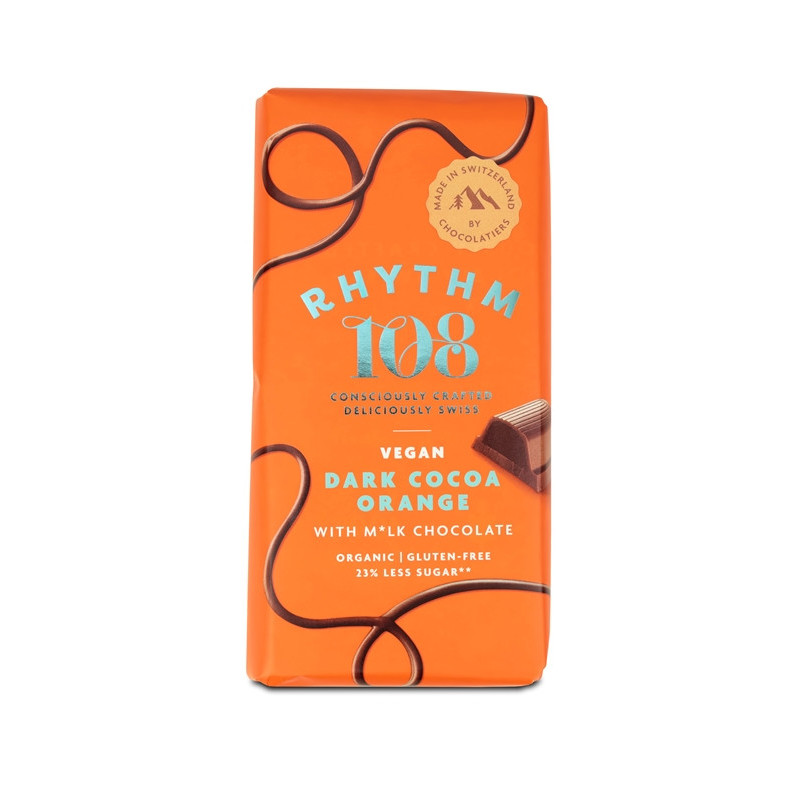 Chocolat fourré cacao orange 100g