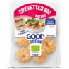Crevettes cuites décortiquées nature 100g, DLC mini garantie 5 j