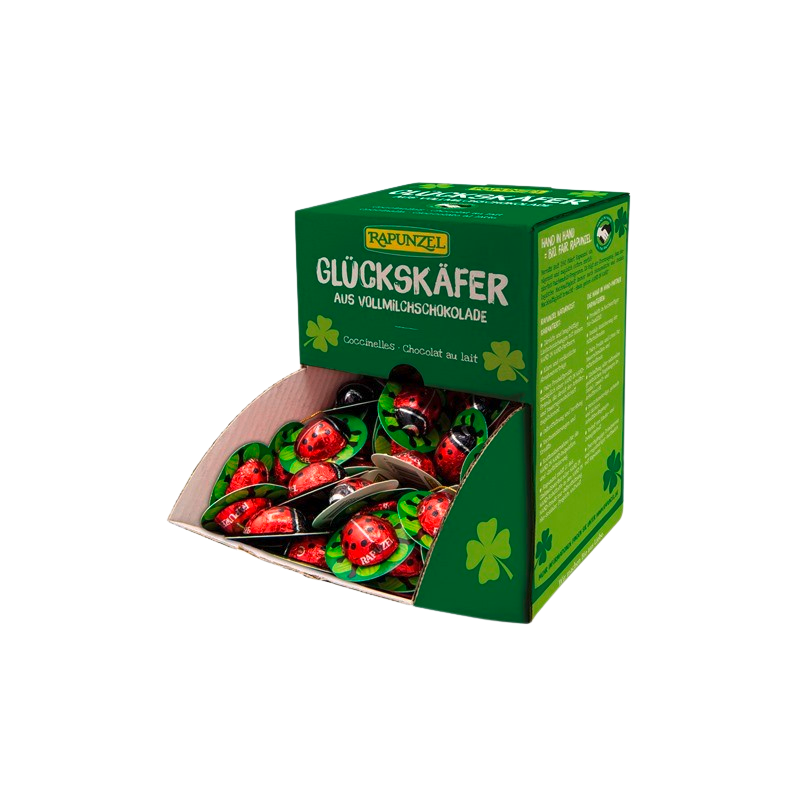 Chocolat au lait fourré praliné coccinelle x160 pièces, 800g