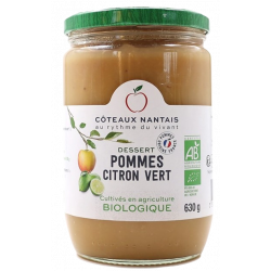 Dessert pommes citron vert,...