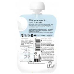 Brassé nature en gourde, dès 6 mois 100g