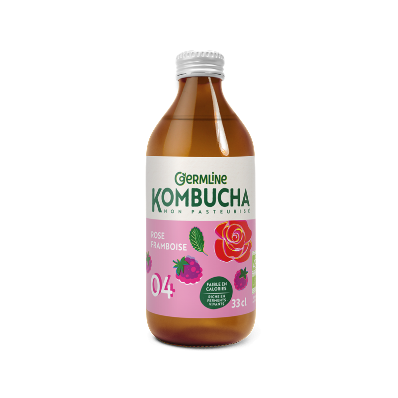 Kombucha rose framboise 33cl