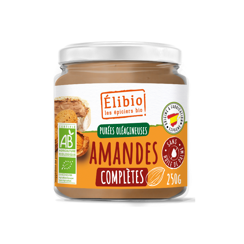 Purée d'amande complète 250g