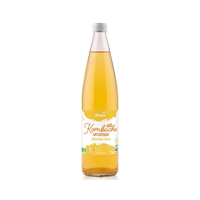 Kombucha antioxydant clémentine citron 75cl