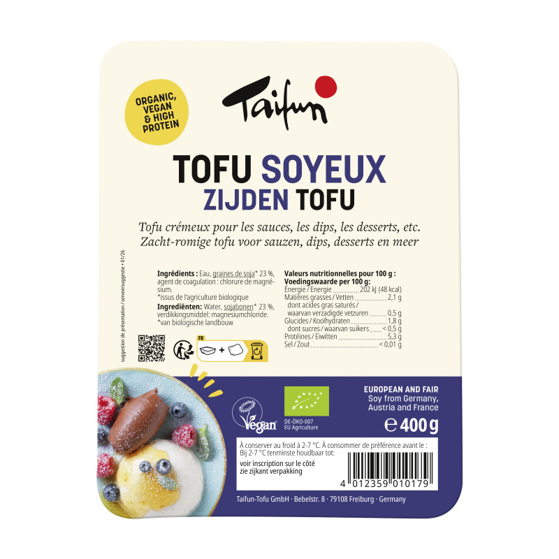 Tofu soyeux 400g