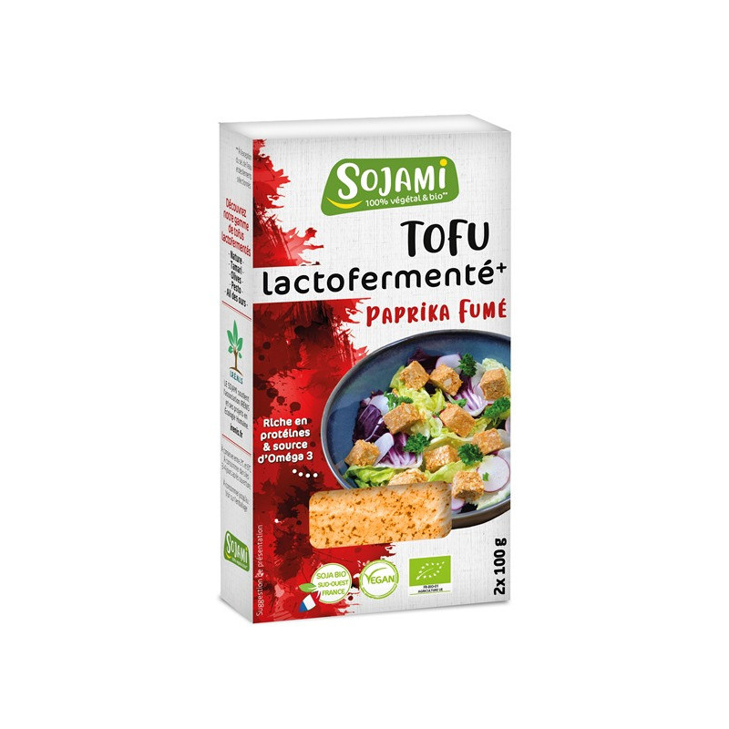 Tofu lactofermenté paprika fumé 2x100g
