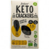 Crackers Keto au sésame noir 60g