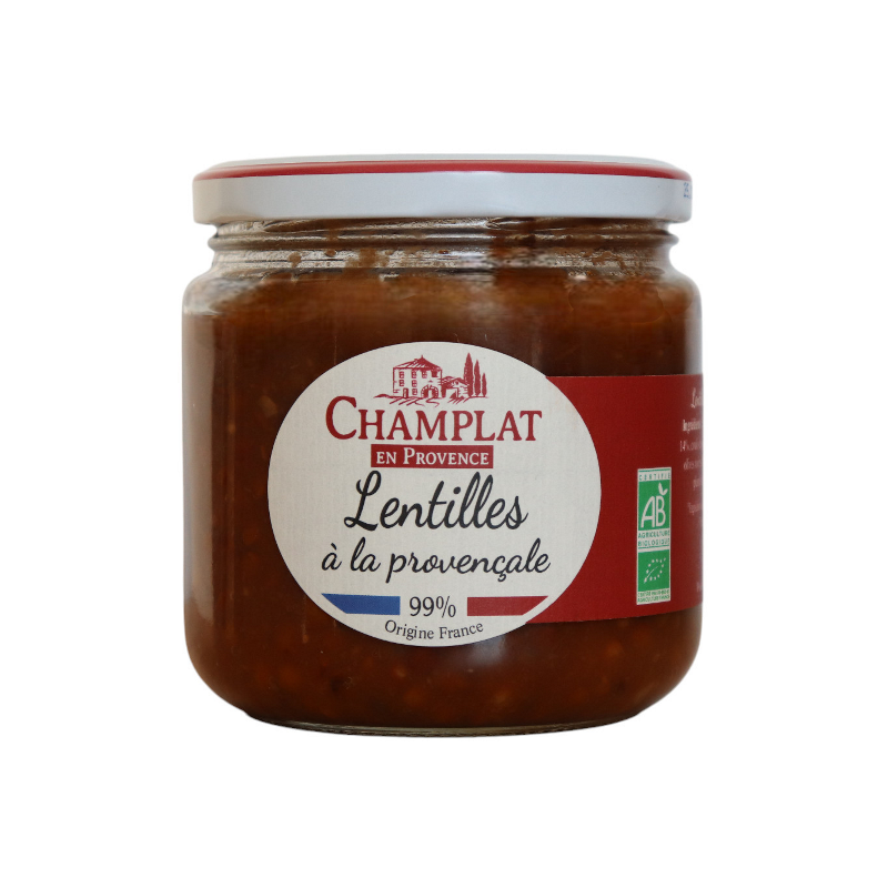 Lentilles à la provençale, 99% origine France 360g