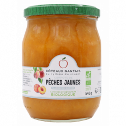 Compote de pêches jaunes...