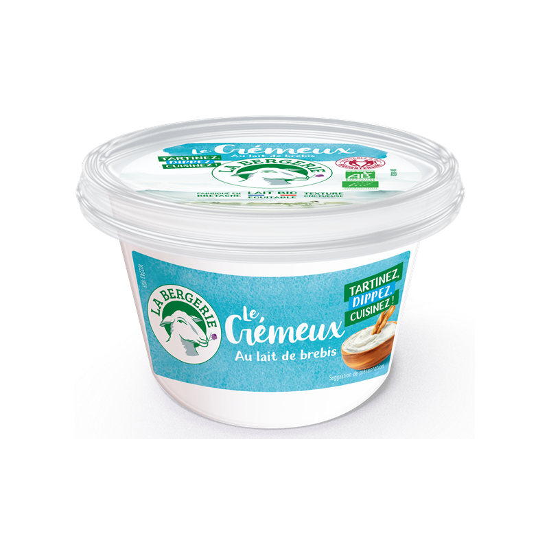 Crémeux brebis nature au lait pasteurisé 130g