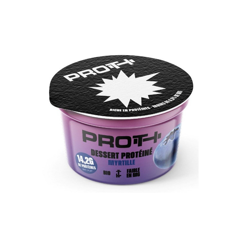 Dessert protéiné à la myrtillle au lait de vache 150g