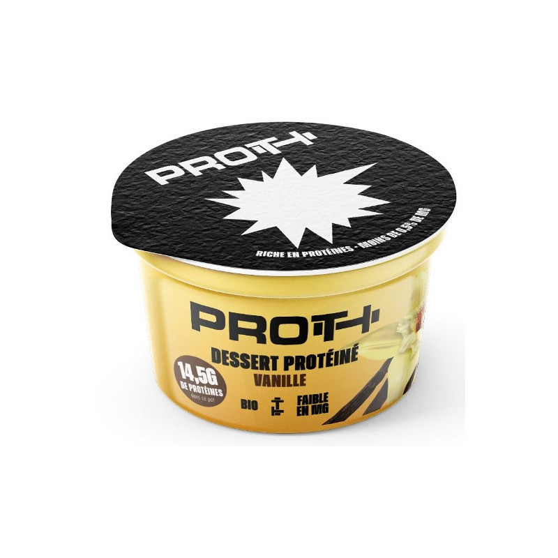 Dessert protéiné à la vanille au lait de vache 150g