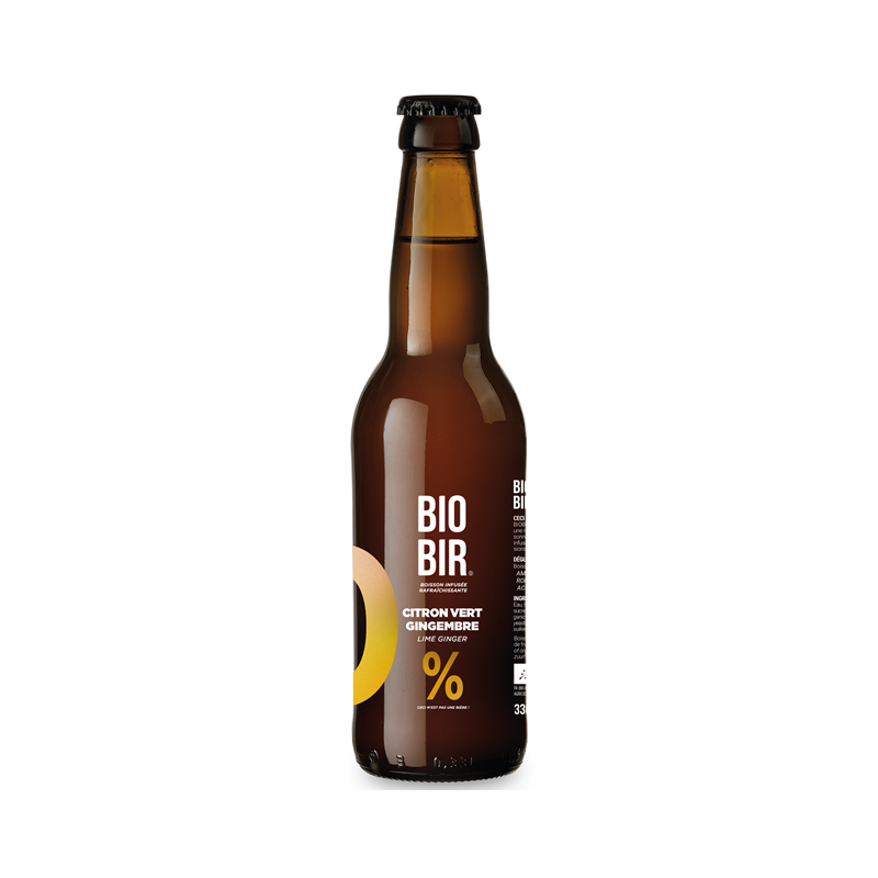 Bière 0% alcool citron vert gingembre 12x33cl