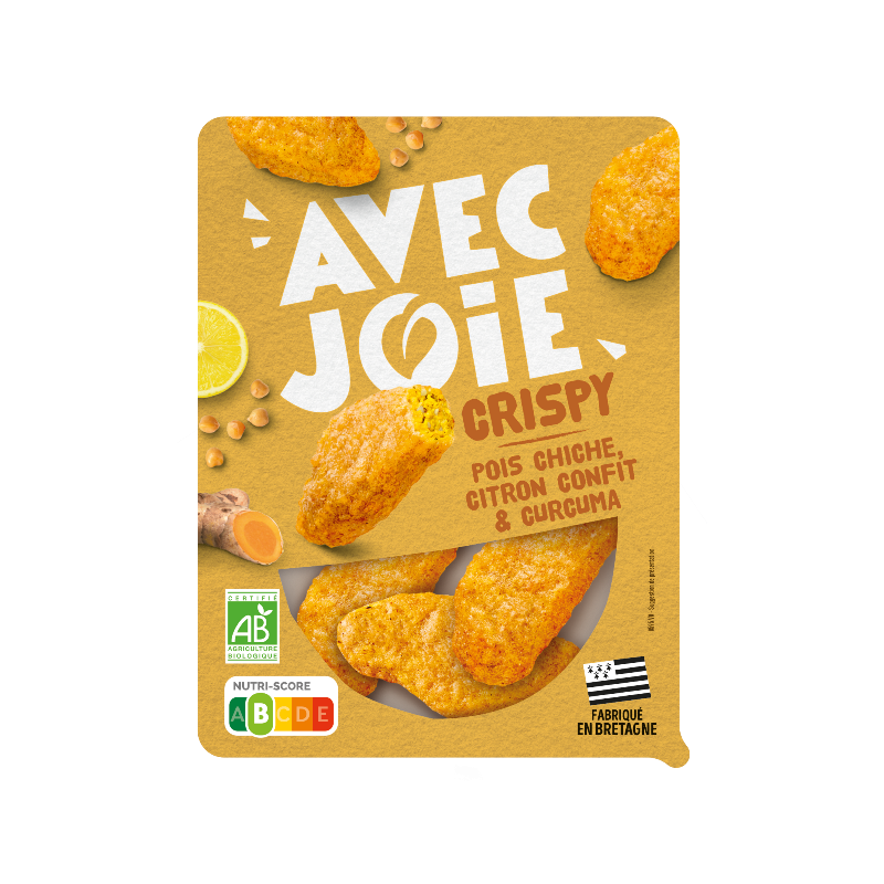 Crispy pois chiche citron confit curcuma 160g
