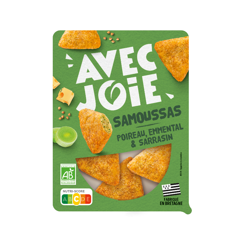 Samoussa poireau emmental sarrasin 160g