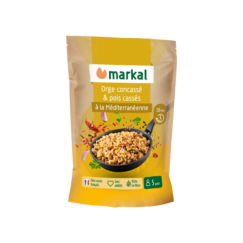 Mix à la Méditéranéenne, orge concassé et pois cassés 350g