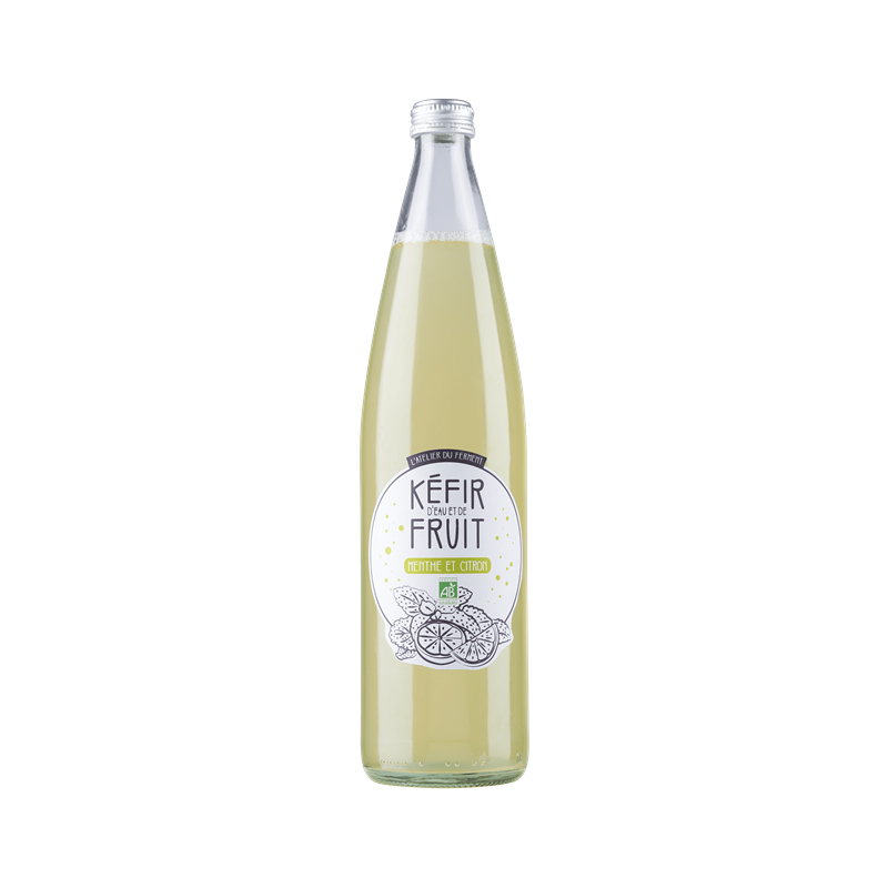 Kéfir de fruit, menthe citron, édition été 75cl