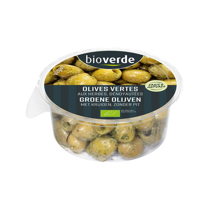 Olives vertes sans noyau 150g