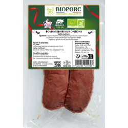 Boudin noir aux oignons x2, 200g