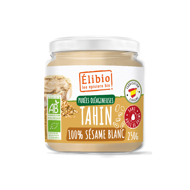 Purée de tahin, 100% sésame blanc 250g