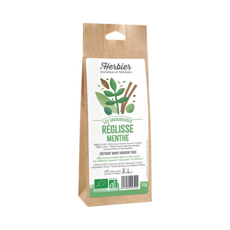 Mélange réglisse menthe sachet 50g