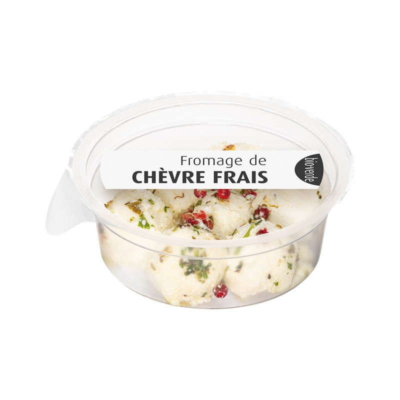 Fromage de chèvre frais pasteurisé aux herbes en billes 70g
