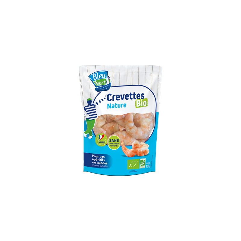 Crevettes cuites nature 100g