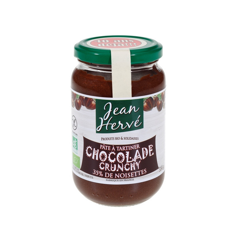 Chocolade crunchy 35% de noisettes sans huile de palme, 350g