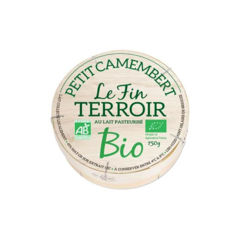 Camembert lait pasteurisé, Le Fin Terroir 150g