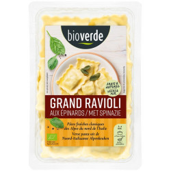 Grand ravioli aux épinards...