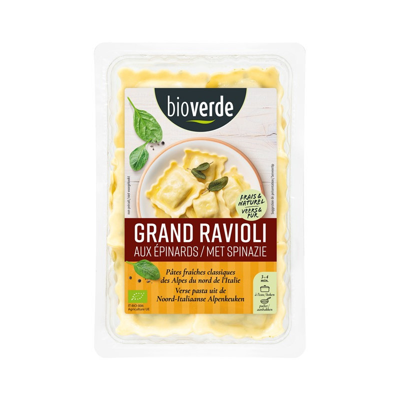 Grand ravioli aux épinards 250g