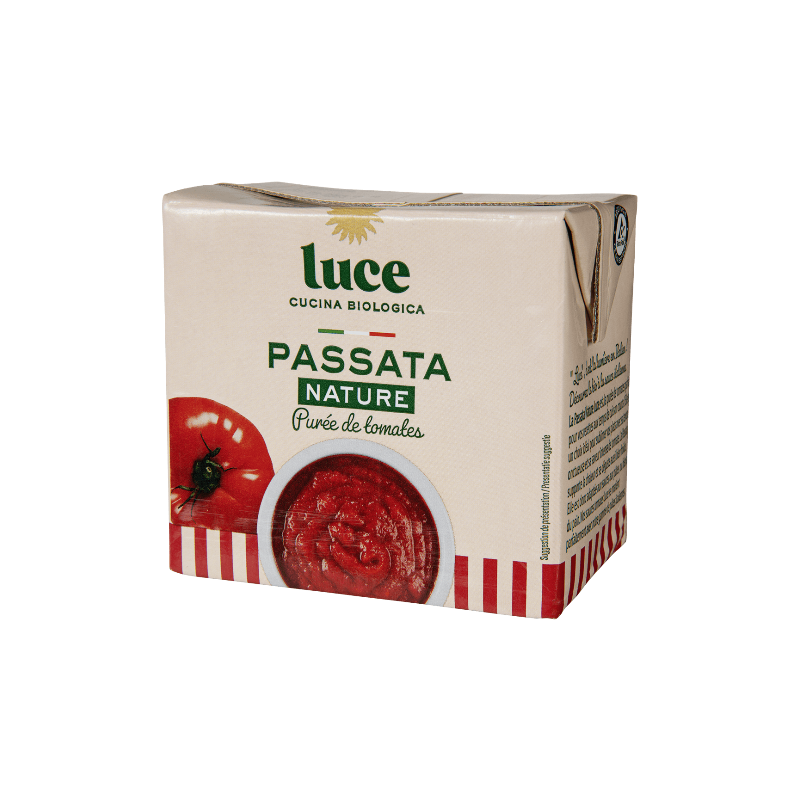Passata nature (sauce tomate) brique tétra 500g