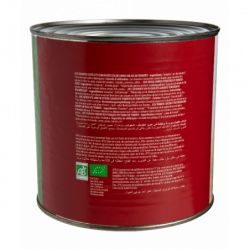 Tomate concassée 2.5kg (boîte métal) PNE : 1.53kg