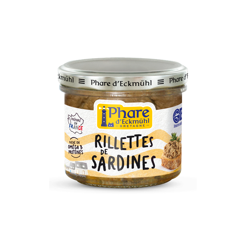 Rillettes de sardines pêche responsable" 90g"