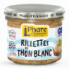 Rillettes de thon blanc pêche responsable" 90g"