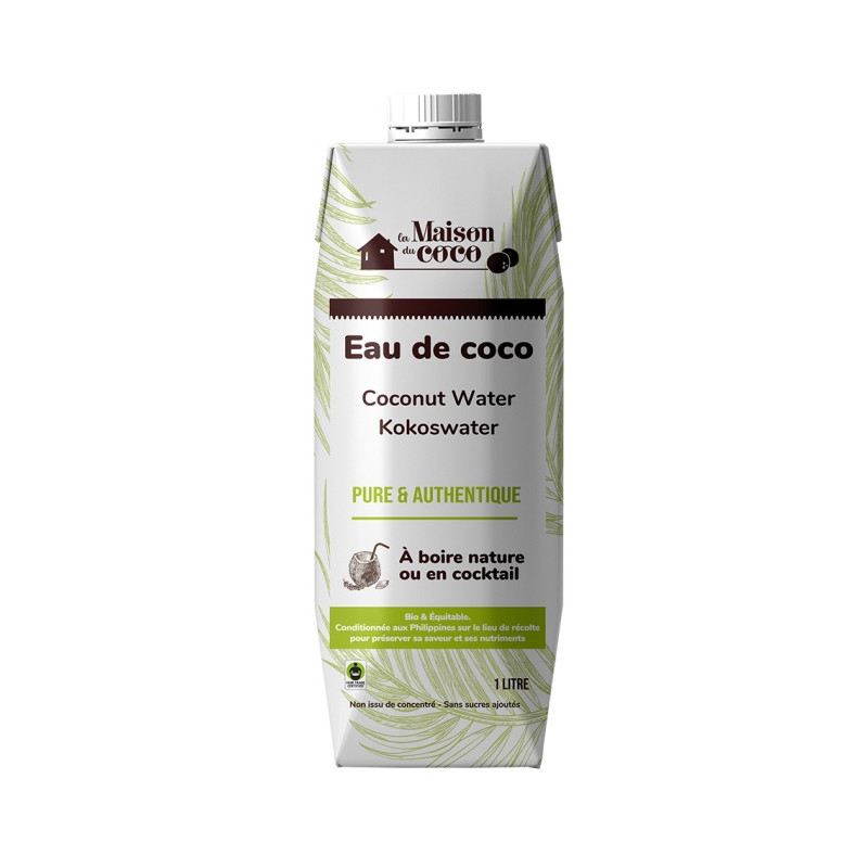 Eau de coco Commerce Equitable 1l