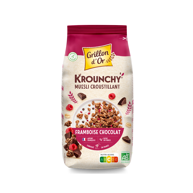 Krounchy framboise chocolat 450g