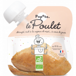 Purée de poulet en gourde,...
