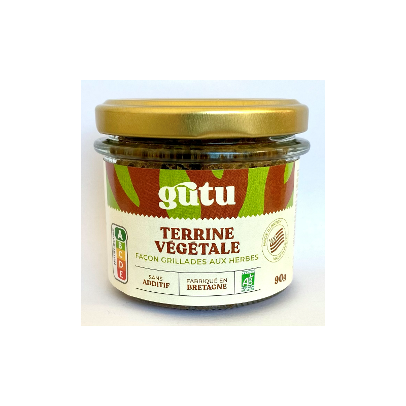 Terrine végétale façon grillades aux herbes 90g