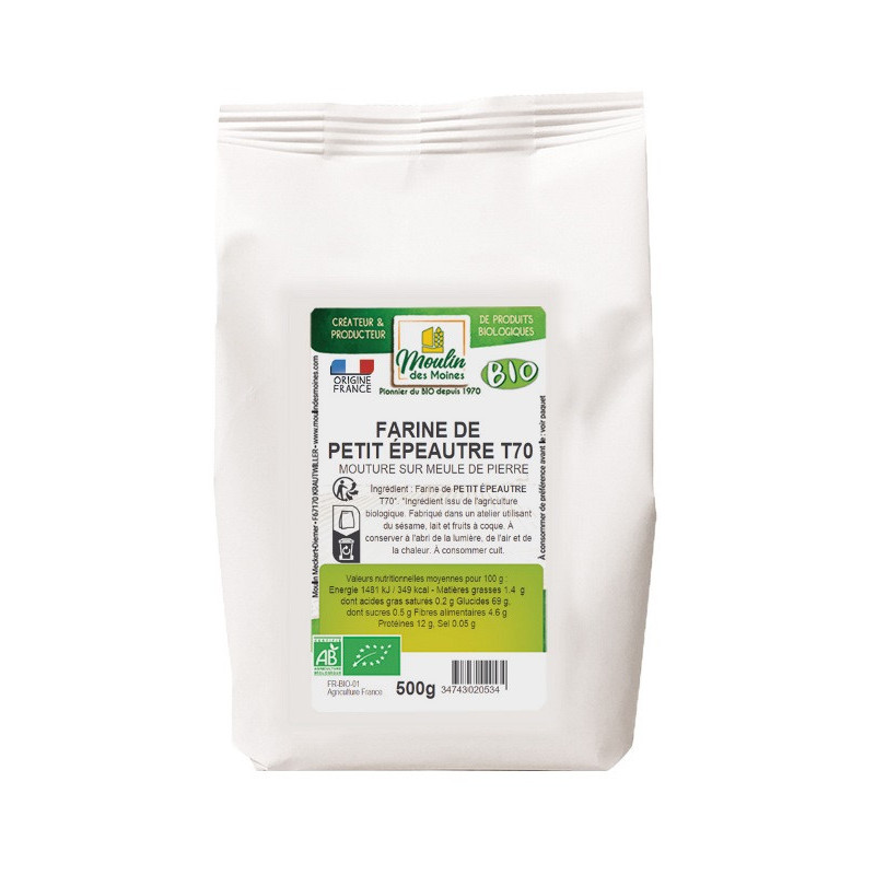 Farine de petit épeautre blanche T70 500g