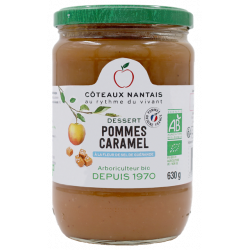 Purée pomme caramel 630g