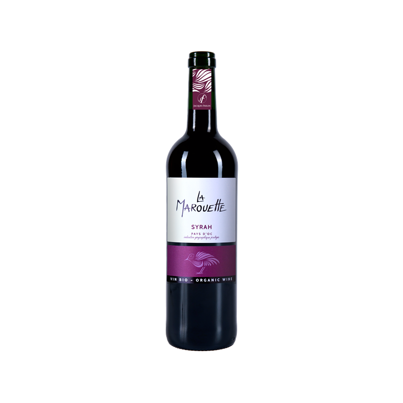 Vin rouge IGP Pays d'OC La Marouette Syrah 75cl