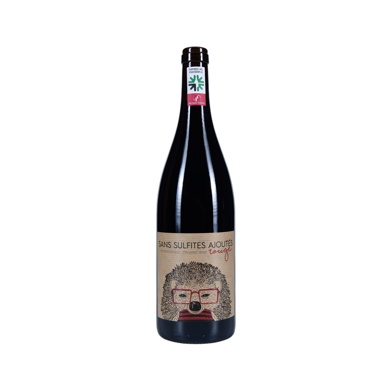 Vin rouge Vin de France Hérisson Sans Sulfites Ajoutés 75cl